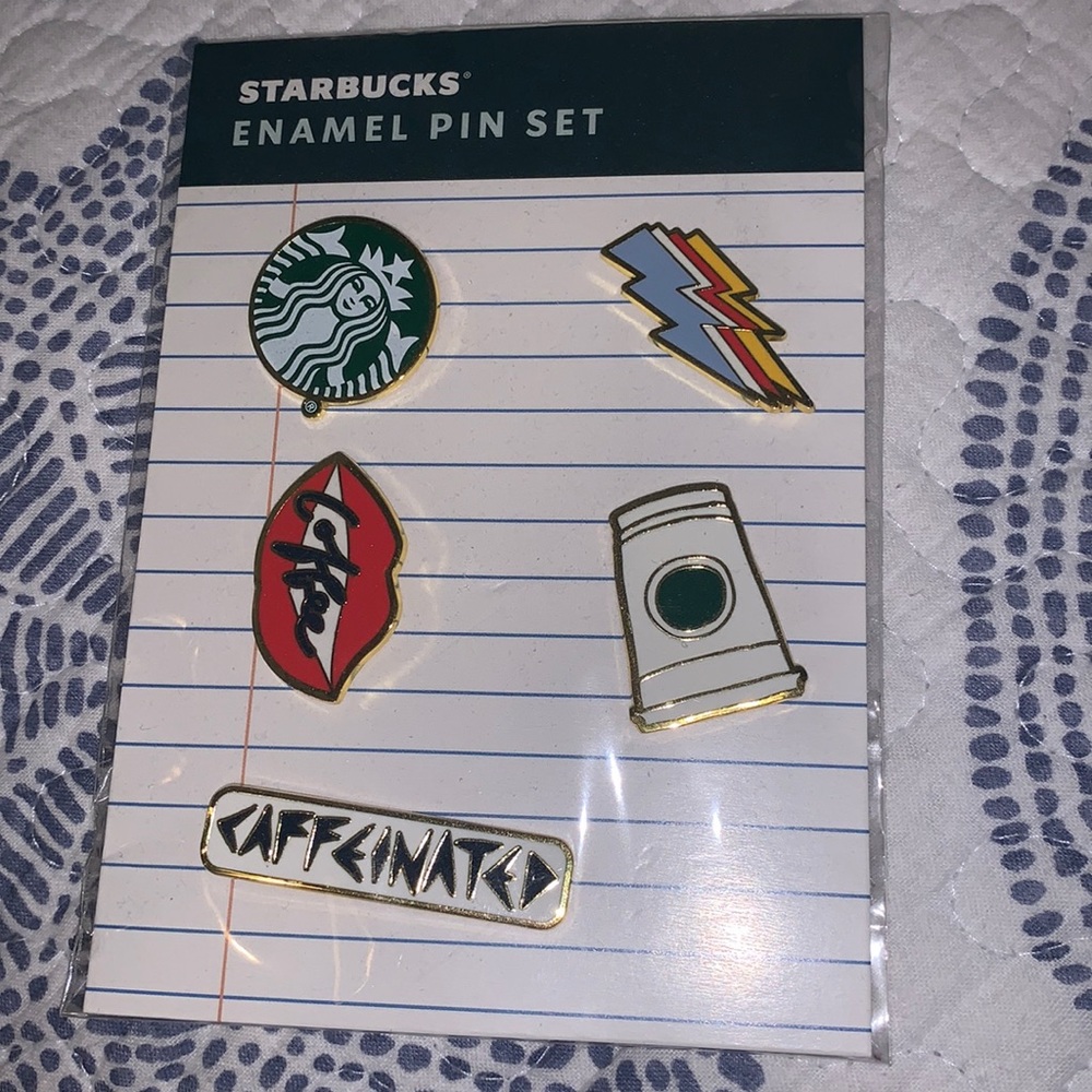 Brand new Starbucks super cute pins